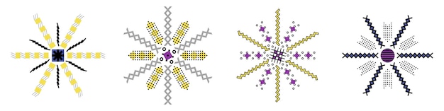 detal geometrycznego wzoru